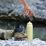 Keego Trinkflasche Kunststoff Titan 0,75 l, Mellow Yellow (Limited Edition)