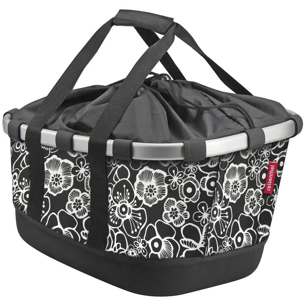 Taschen KLICKfix Bikebasket Gt Fleur Schwarz Rt