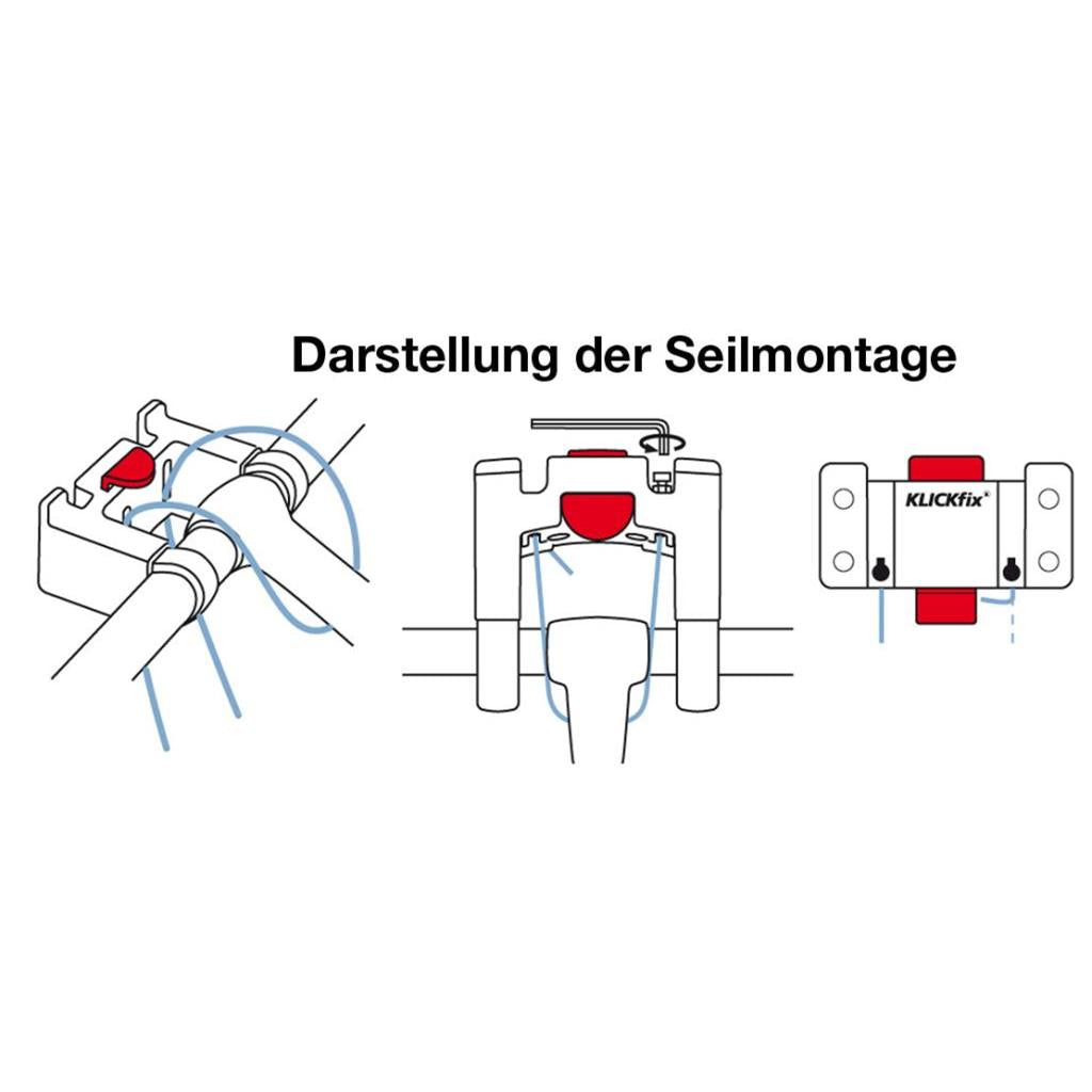 Zubehör KLICKfix Drahtseil Für Lenkeradapter