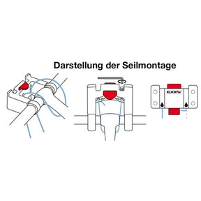 Zubehör KLICKfix Drahtseil Für Lenkeradapter