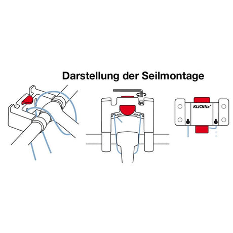 Zubehör KLICKfix Drahtseil Für Lenkeradapter