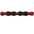 Kette 10s KMC 10s Kette DLC 10 schwarz-rot