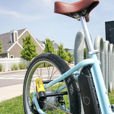 Kryptonite 10,3x26,1cm, sw/gelb,3 Schlüssel Bügelschloss Kryptonite New York M18-WL