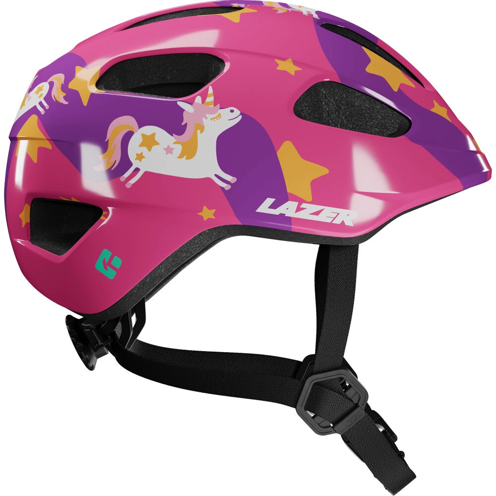 Lazer Helm Pnut 2.0 KinetiCore Kids & Junior Purple Pony Unisize 46-52 cm