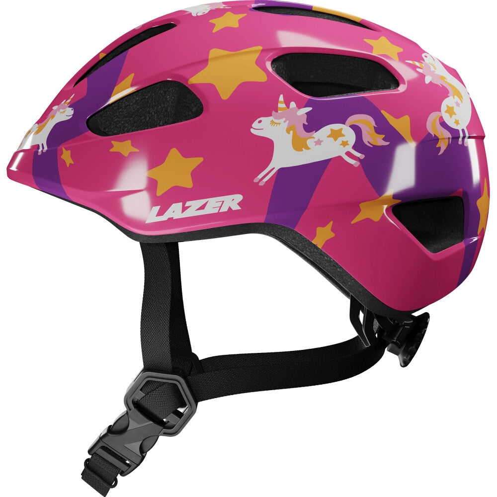 Lazer Helm Pnut 2.0 KinetiCore Kids & Junior Purple Pony Unisize 46-52 cm