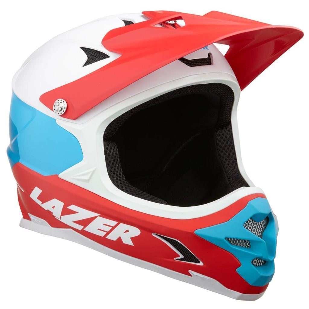 Downhill-BMX-Urban Lazer Phoenix- Matt White Blue Red