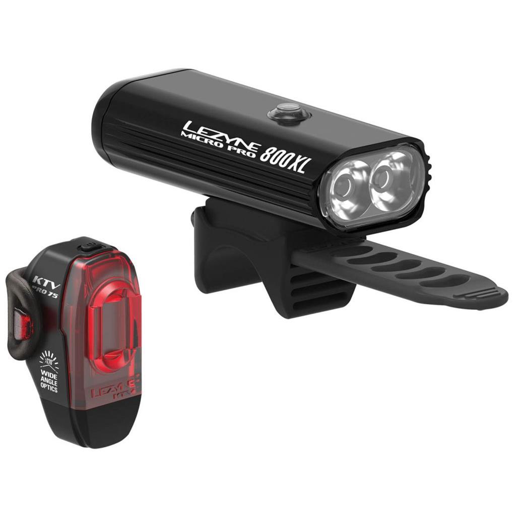 Beleuchtung und Zubehör Lezyne Micro Pro 800 XL-Ktv Pro Set