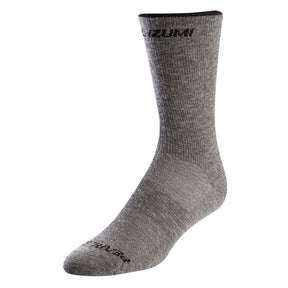 Unisex Pearl Izumi Merino Wool Tall Sock hellgrau M