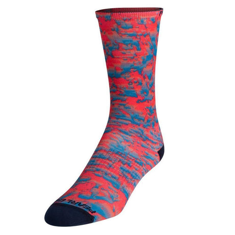 Unisex Pearl Izumi Pro Tall Sock blau-rot