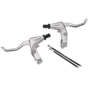 Bremshebel Garnituren Shimano Bremshebelpaar R780 Silber