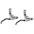 Bremshebel Garnituren Shimano Bremshebelpaar T4000 Silber