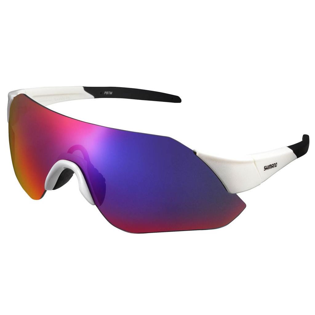 Brillen Shimano Brille Aerolite ml-Mr Weiss-Rot