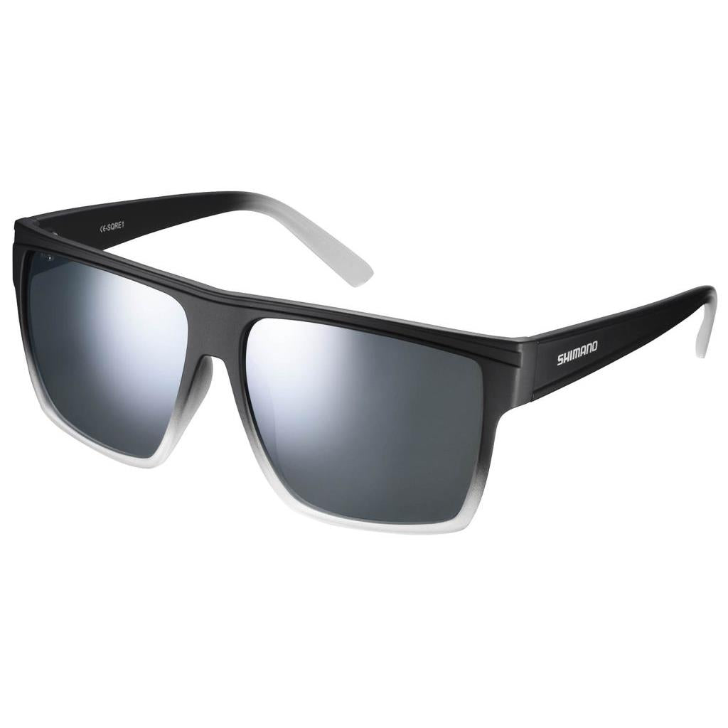 Brillen Shimano Brille Square Schwarz-Weiss