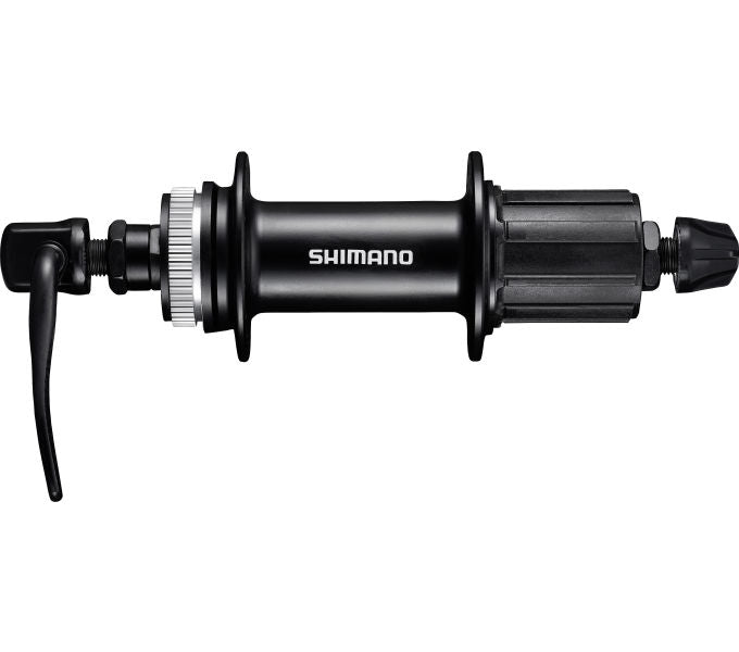 Hinterradnabe SHIMANO Hinterradnabe FH-MT200 Center-Lock 32 Loch 141 mm Schwarz