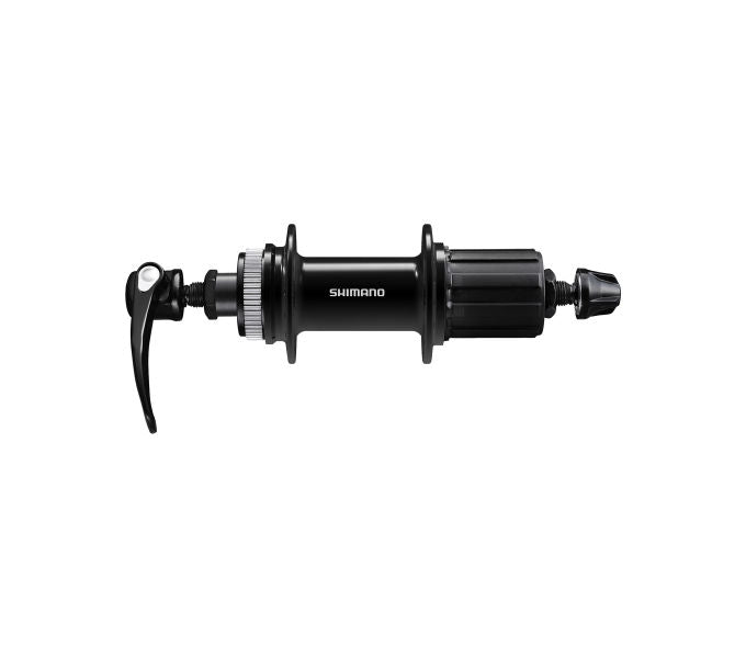 Hinterradnabe SHIMANO Hinterradnabe FH-QC400-HM 32 Loch 135 mm Schwarz