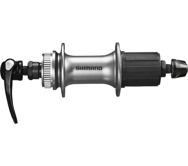 SHIMANO Hinterradnabe FH-M4050 Center-Lock 32 Loch 135 mm Silber - Bikespecht
