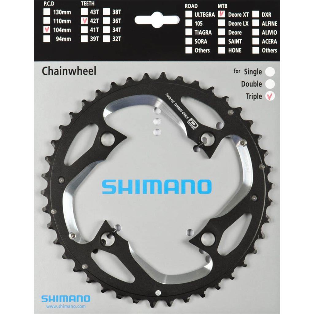 Kettenblätter Shimano Kettenblatt 24Z Slx Fcm670