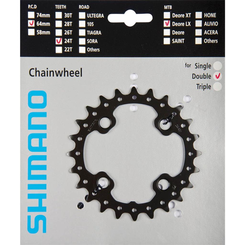 Kettenblätter Shimano Kettenblatt 24Z Slx Fcm675