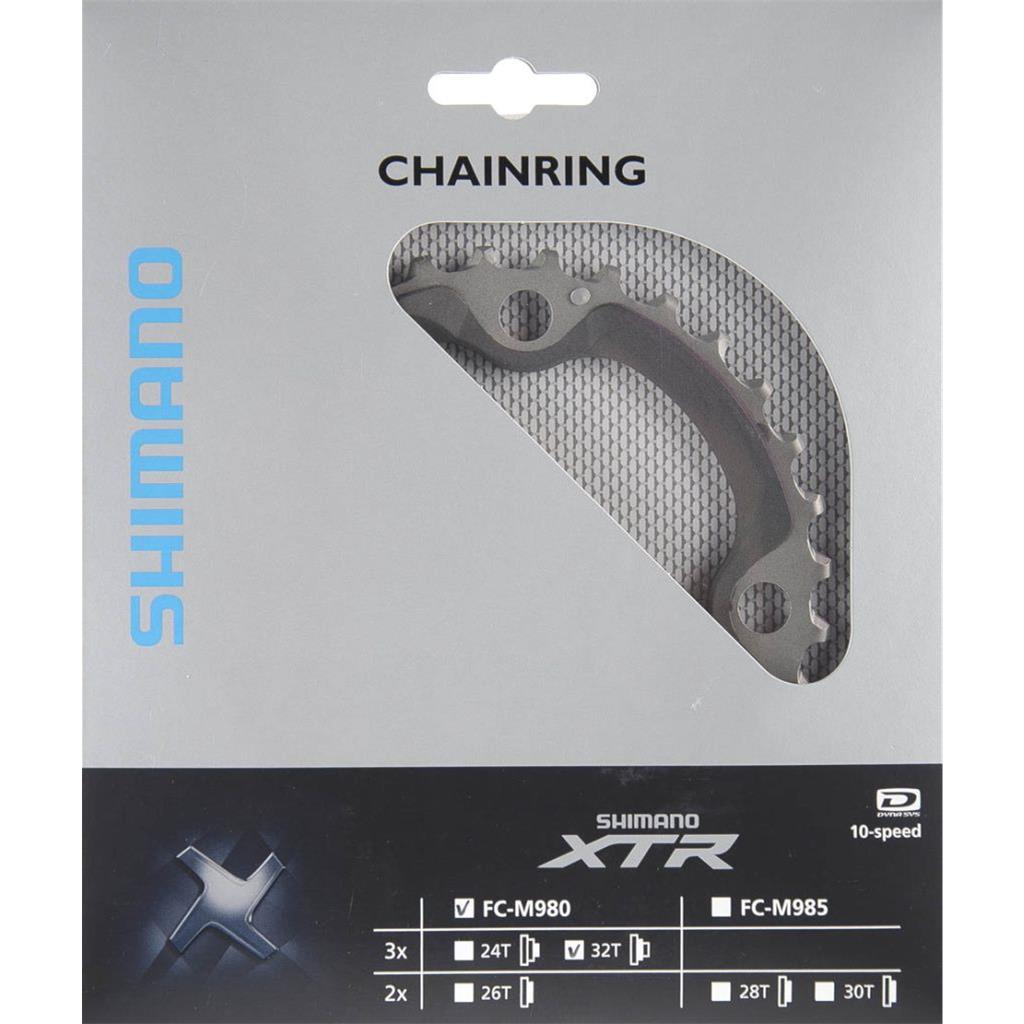 Kettenblätter Shimano Kettenblatt 32Z XTR Fcm980