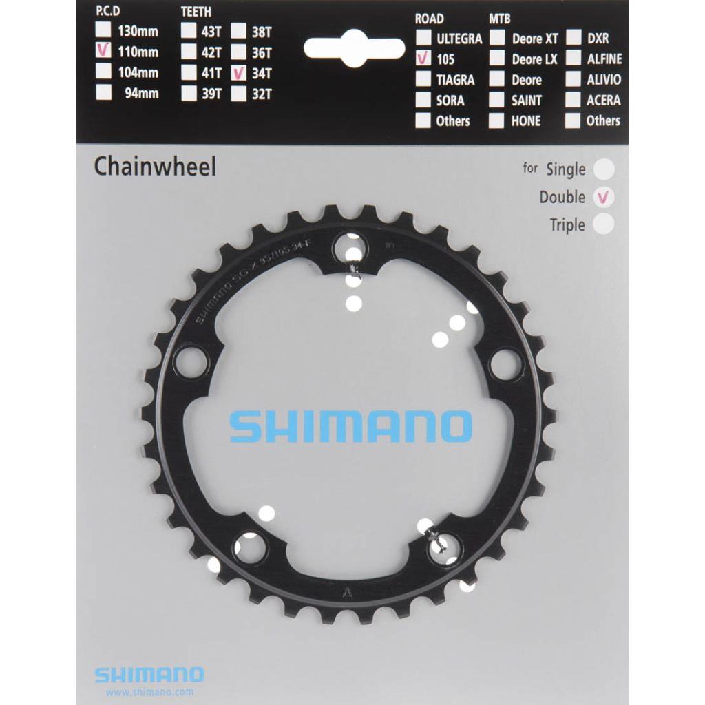 Kettenblätter Shimano Kettenblatt 34Z5750 CoSchwar