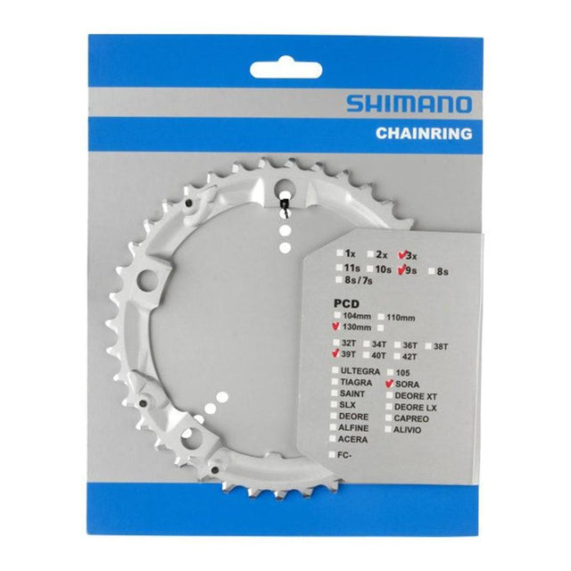 Kettenblätter Shimano Kettenblatt 39Z Silber Fc-3403
