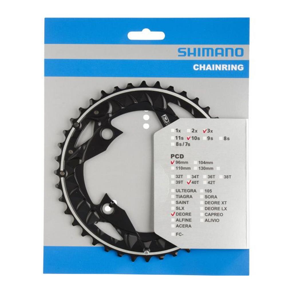 Kettenblätter Shimano Kettenblatt 40 Zähne An Deore