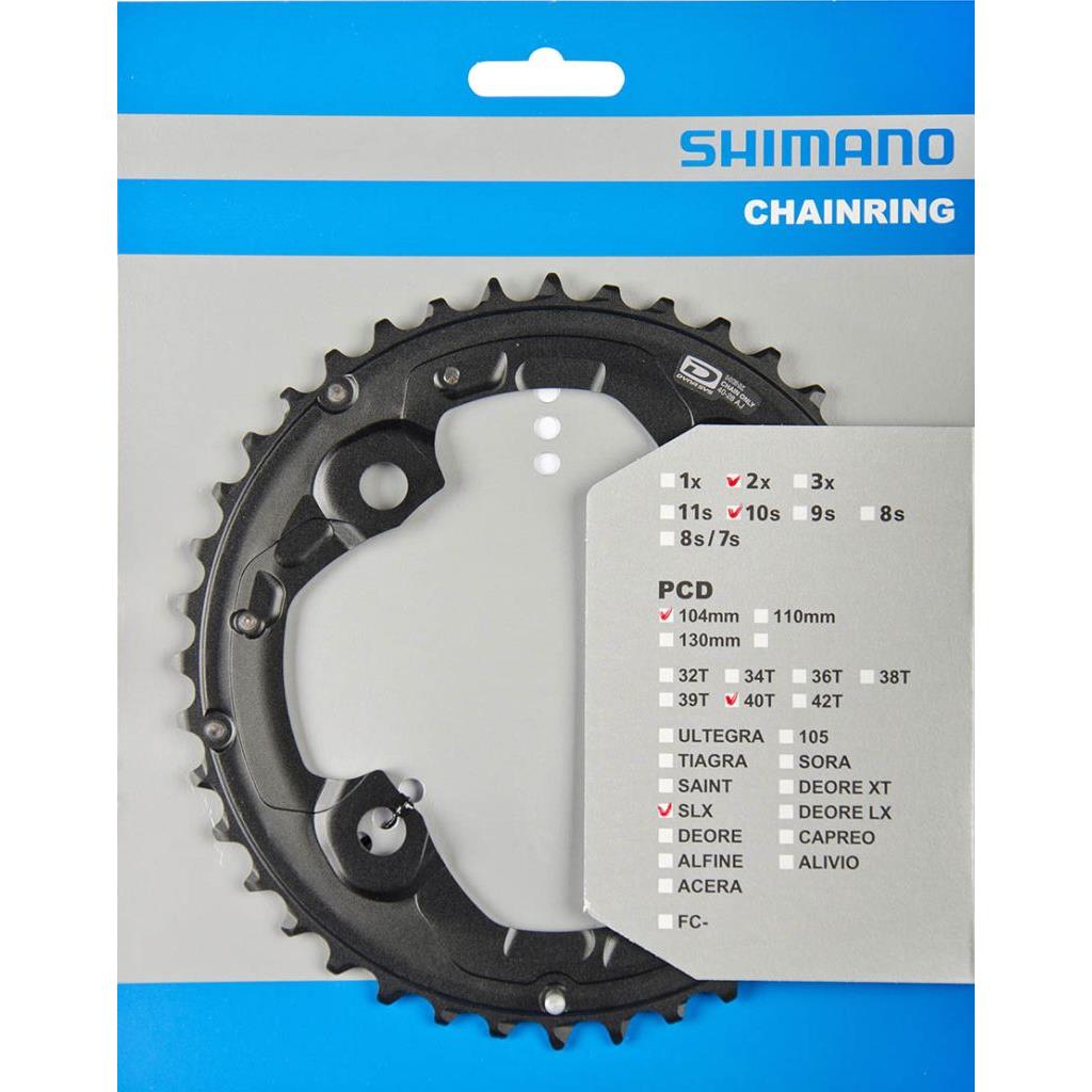 Kettenblätter Shimano Kettenblatt 40Z Slx Fcm675-Ak