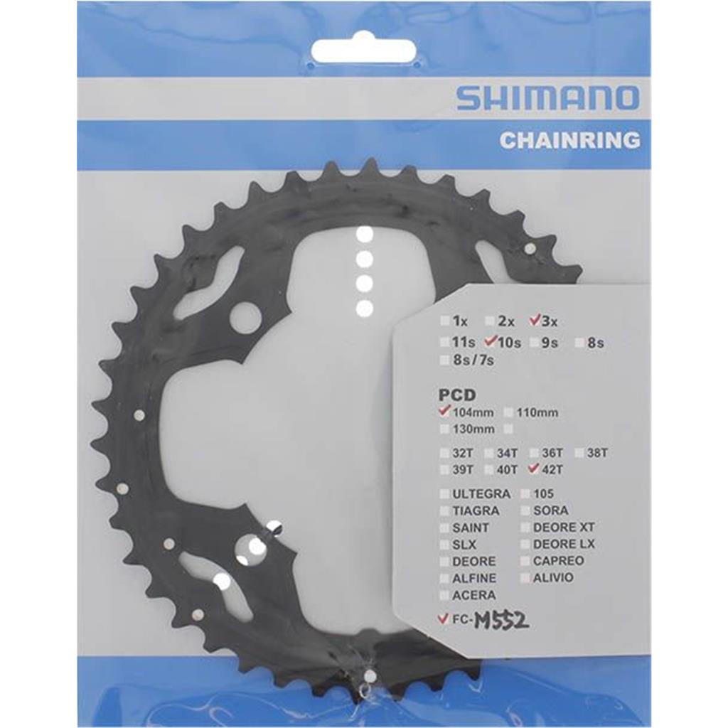 Kettenblätter Shimano Kettenblatt 42Z FC-M552