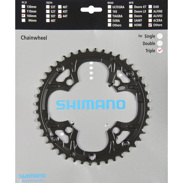 Kettenblätter Shimano Kettenblatt 44Z Fcm440 Schw