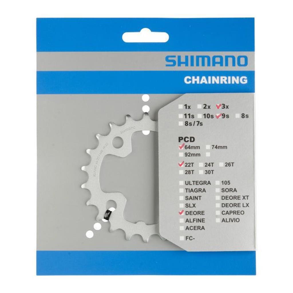 Kettenblätter Shimano Kettenblatt 44Z Silber Deore