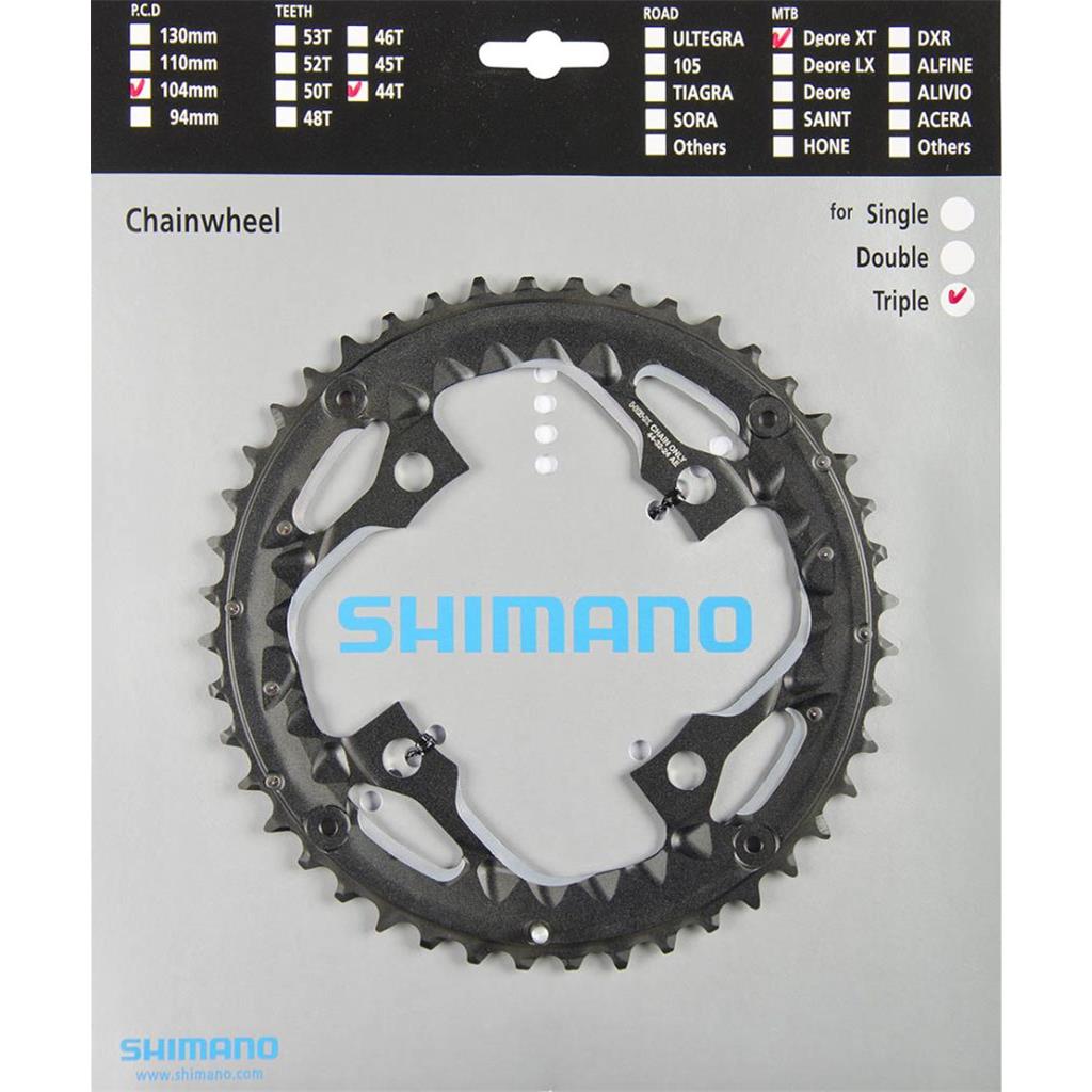 Kettenblätter Shimano Kettenblatt 44Z XT Fct781