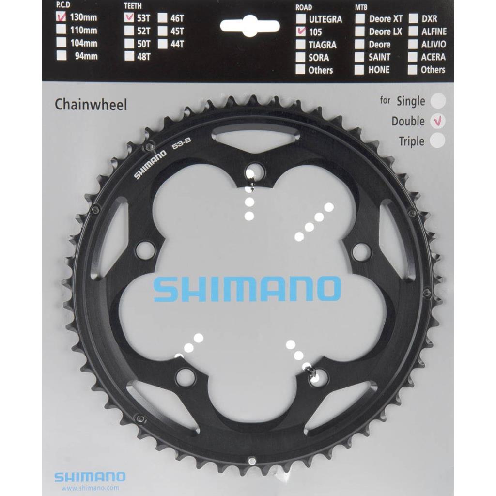 Kettenblätter Shimano Kettenblatt 53Z5700 2f Schw