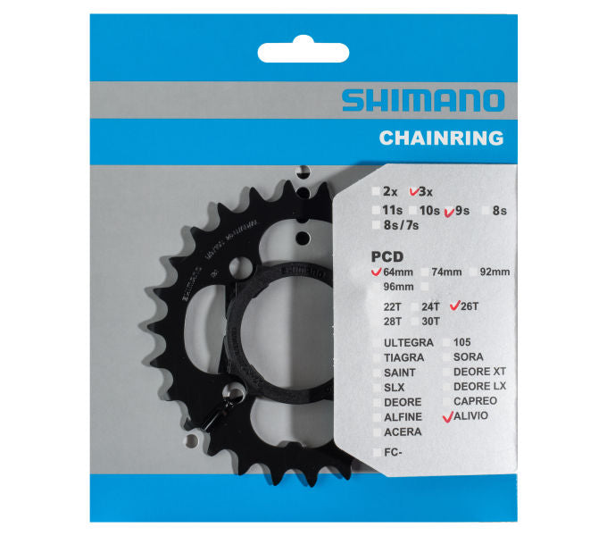 Kettenblatt SHIMANO Kettenblatt ACERA FC-T4010 26 Zähne