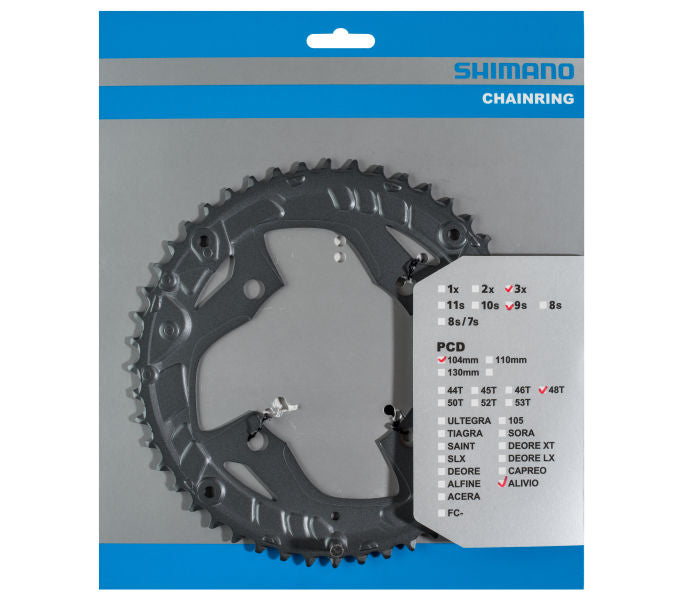 Kettenblatt SHIMANO Kettenblatt ALIVIO FC-M4060 48 Zähne