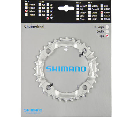 Kettenblatt SHIMANO Kettenblatt ALIVIO FC-M430 FC-M431 32 Zähne