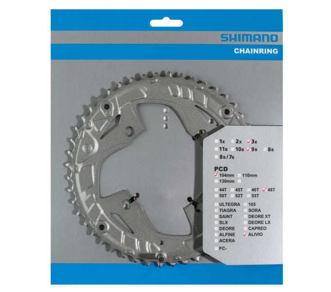 Kettenblatt SHIMANO Kettenblatt ALIVIO FC-T4010 48 Zähne