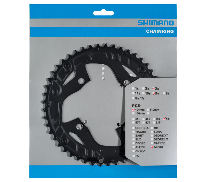 Kettenblatt SHIMANO Kettenblatt ALIVIO FC-T4010 48 Zähne