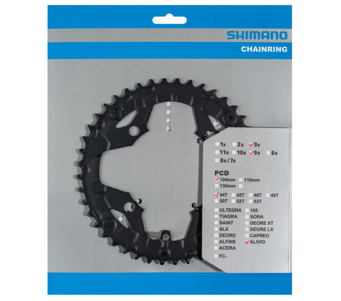 Kettenblatt SHIMANO Kettenblatt ALIVIO FC-T4060 44 Zähne