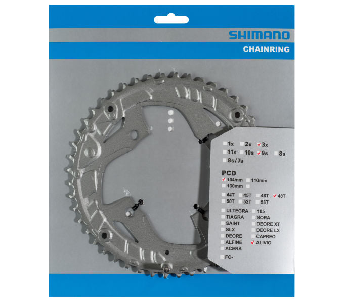 Kettenblatt SHIMANO Kettenblatt ALIVIO FC-T4060 48 Zähne