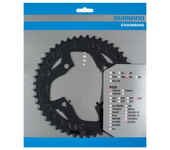 Kettenblatt SHIMANO Kettenblatt ALIVIO FC-T4060 48 Zähne