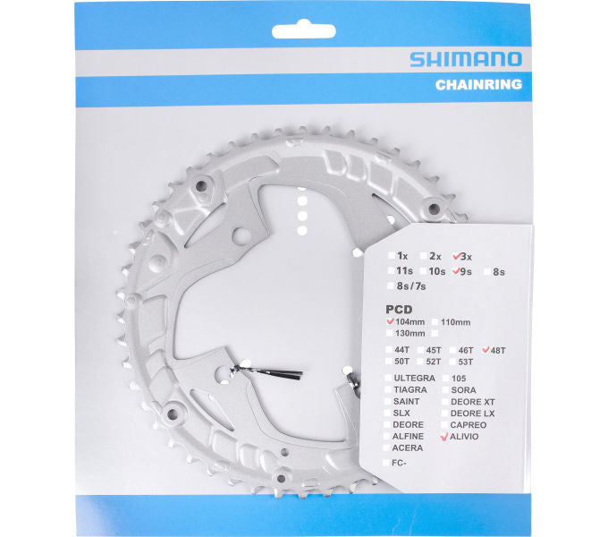 Kettenblatt SHIMANO Kettenblatt ALIVIO FC-T4060 48 Zähne für KSR