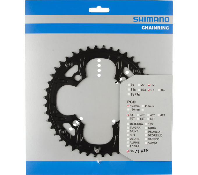 Kettenblatt SHIMANO Kettenblatt DEORE FC-M480 44 Zähne