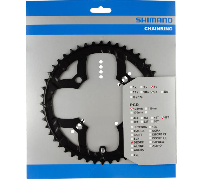 Kettenblatt SHIMANO Kettenblatt DEORE FC-M531 FC-M532 FC-M533 FC-M542 48 Zähne
