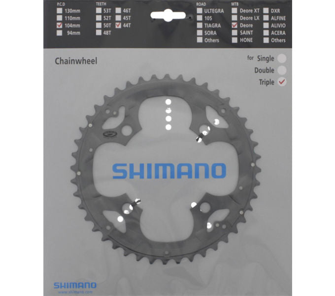 Kettenblatt SHIMANO Kettenblatt DEORE FC-M590 FC-M591 44 Zähne für KSR