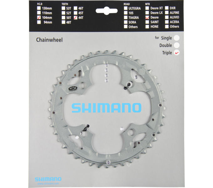 Kettenblatt SHIMANO Kettenblatt DEORE FC-M591 44 Zähne