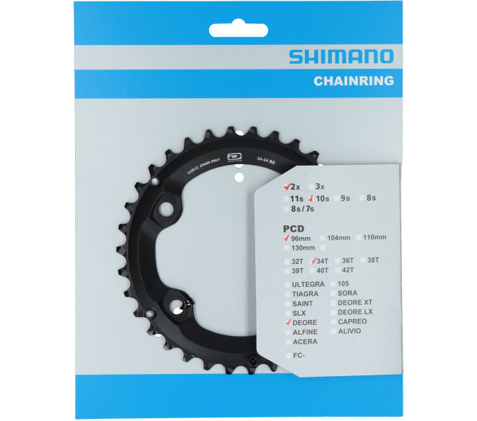 Kettenblatt SHIMANO Kettenblatt DEORE FC-M6000-2 34 Zähne