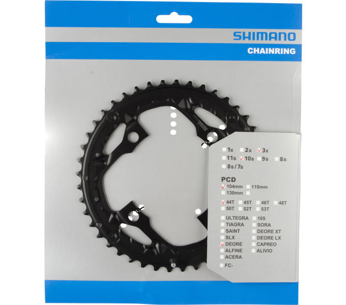 Kettenblatt SHIMANO Kettenblatt DEORE FC-M610 FC-T611 44 Zähne