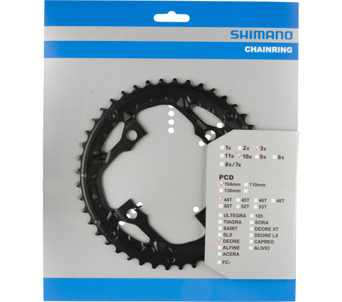 Kettenblatt SHIMANO Kettenblatt DEORE FC-M610 FC-T611 44 Zähne