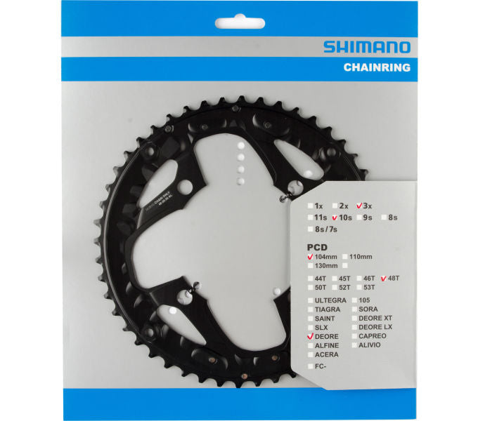 Kettenblatt SHIMANO Kettenblatt DEORE FC-M610 FC-T611 48 Zähne