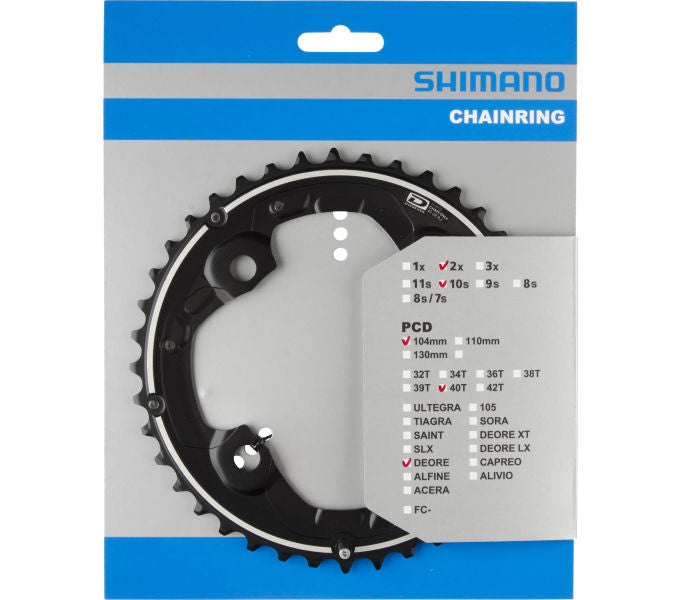 Kettenblatt SHIMANO Kettenblatt DEORE FC-M615 40 Zähne